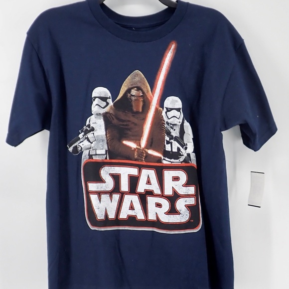 Disney Park Star Wars T-Shirt Men's Adult Extra Large Navy Blue Short Sleeve NWT - Picture 6 of 8